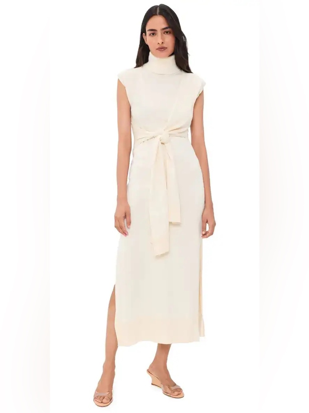 En Saison Bernadette Ivory Midi Dress NWT Small MSRP $108